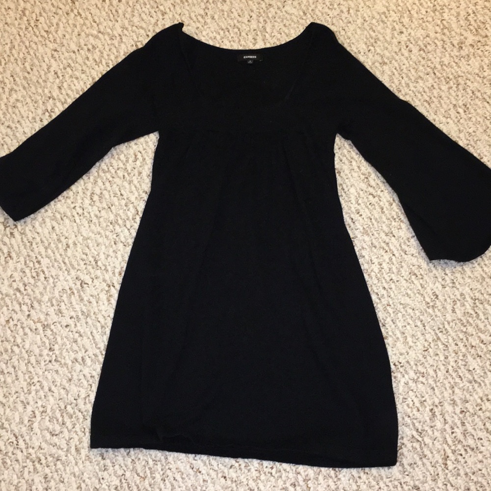 EXPRESS SWEATER DRESS - black